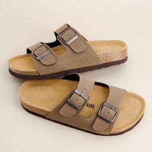 Cushionaire Lane Cork Footbed Sandal Tan *BRAND NEW*